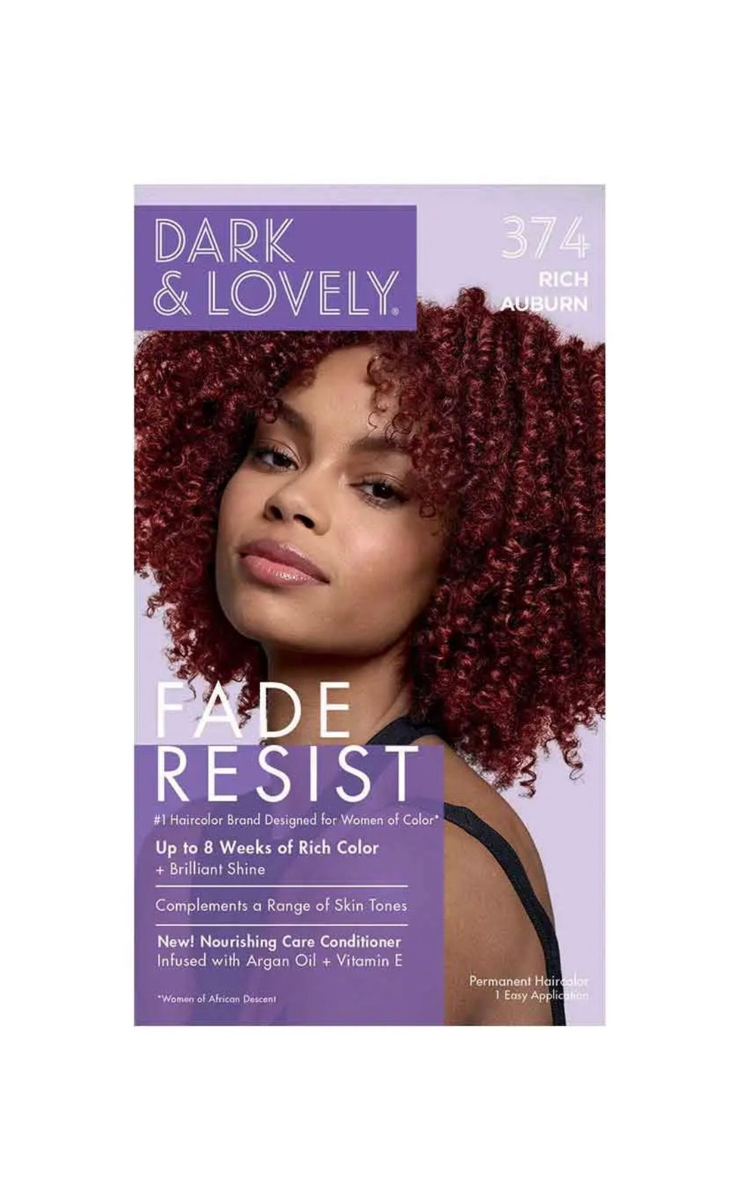 Dark and Lovely Fade Resist Rich Conditioning Colour 374 Rich Auburn