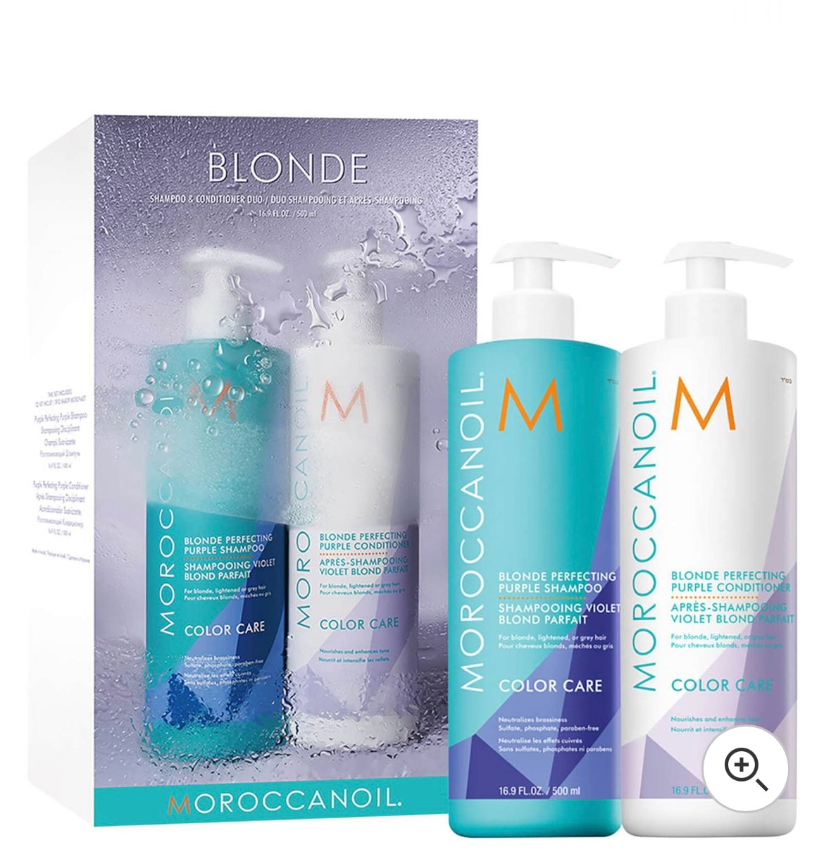 Moroccanoil Blonde Shampoo and Conditioner 500ml Duo (Worth £99.75)