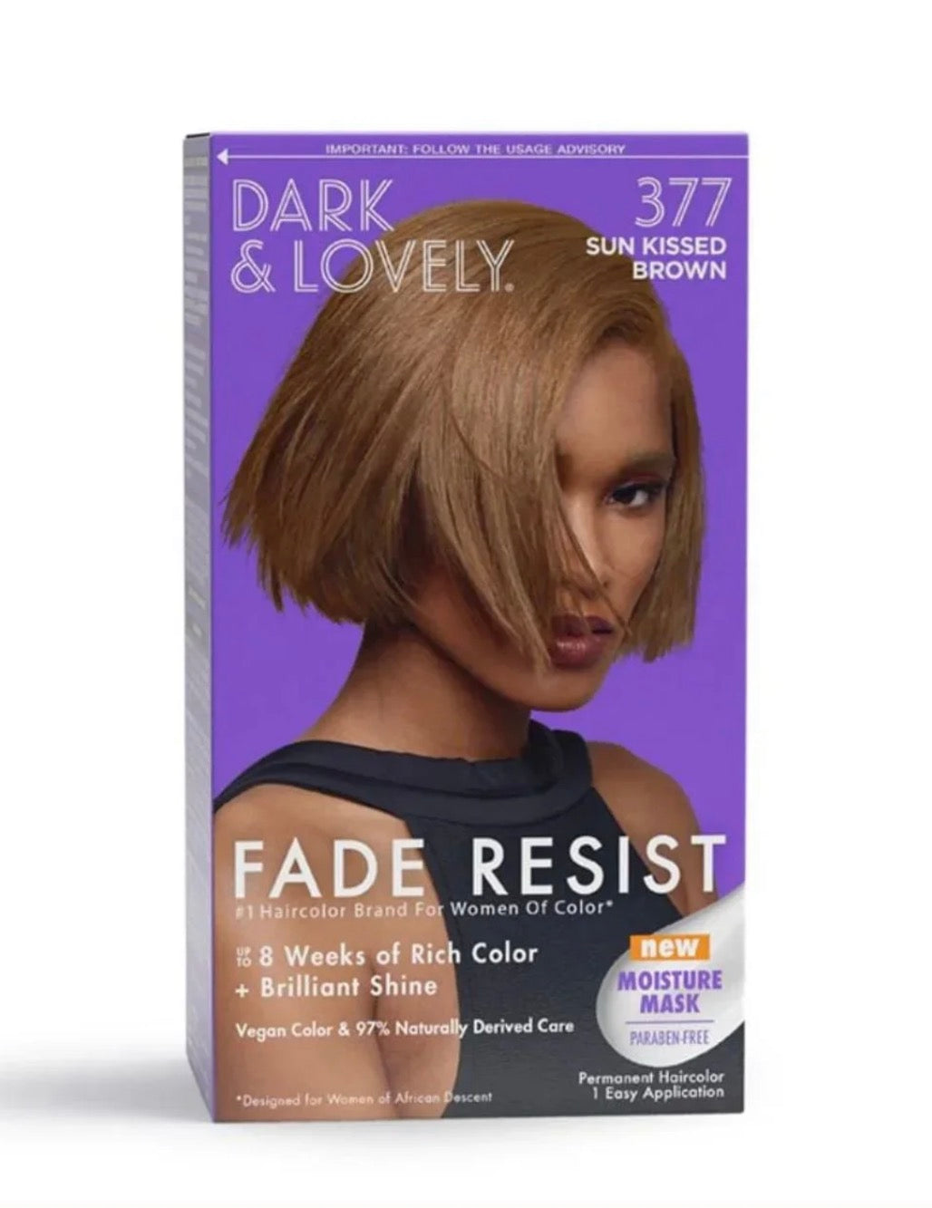 Dark and Lovely Fade Resist Rich Conditioning Colour 377 Sun Kissed Brown