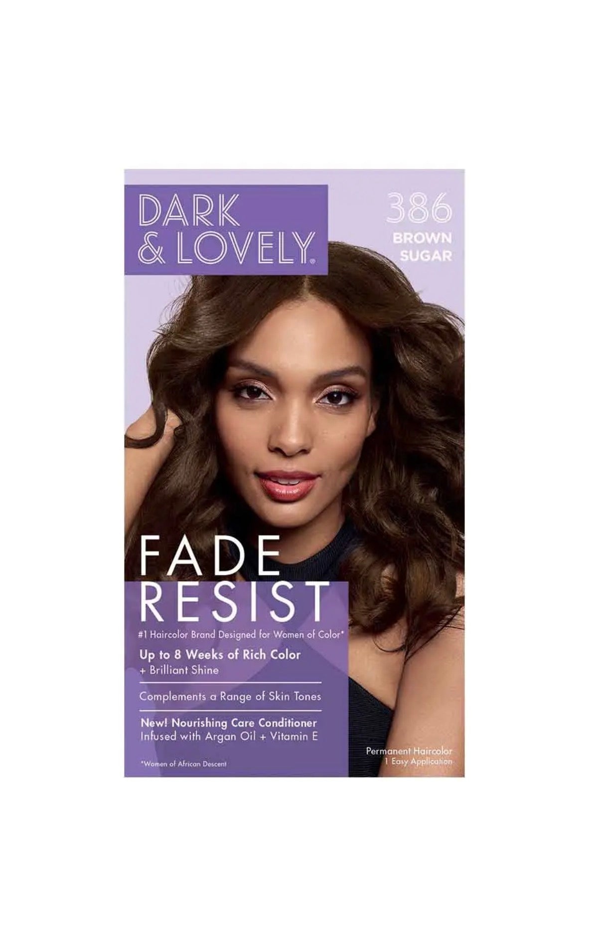 Dark and Lovely Fade Resist Rich Conditioning Colour 386 Brown Sugar