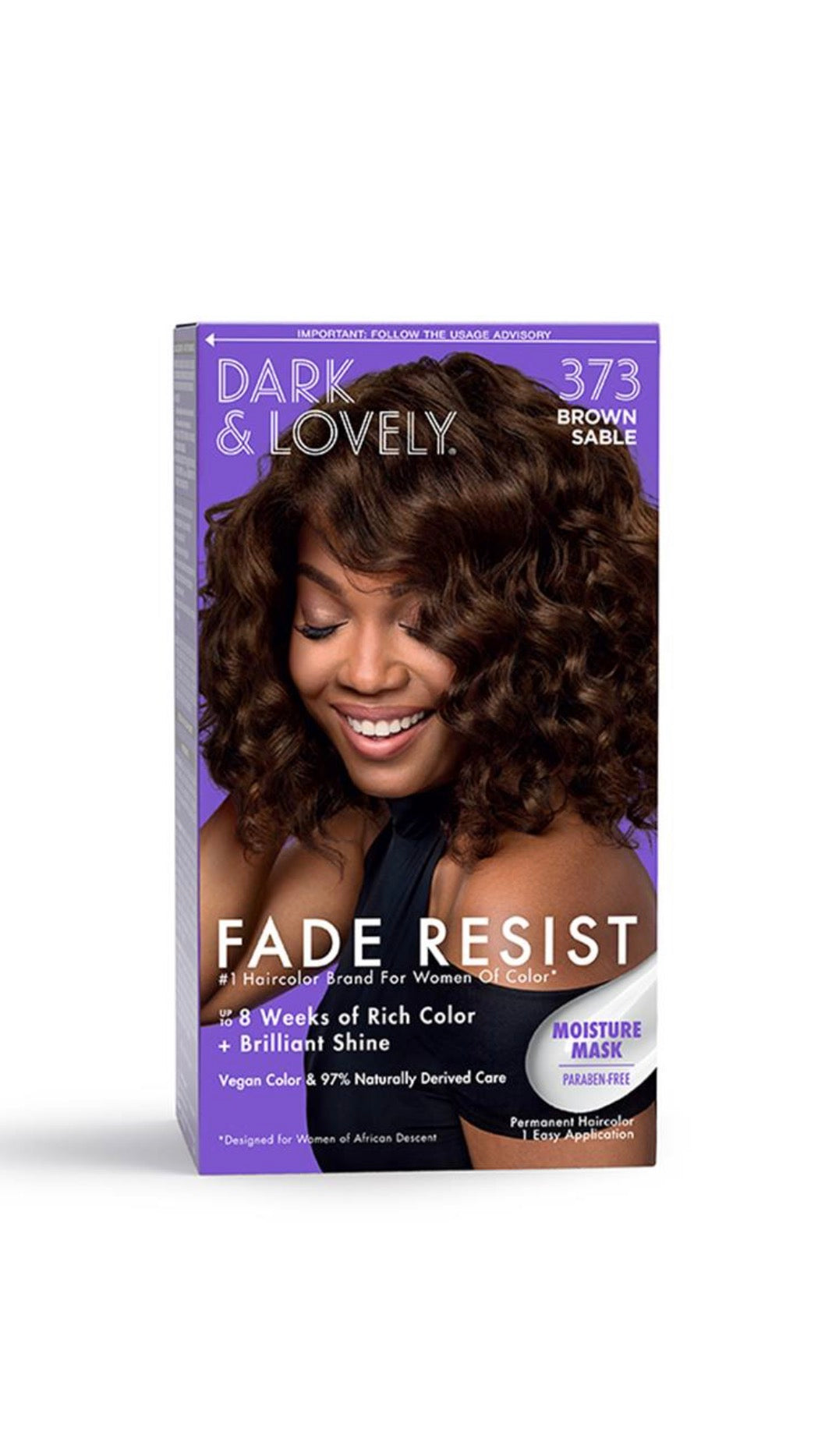Dark and Lovely Fade Resist Rich Conditioning Colour 373 Brown Sable