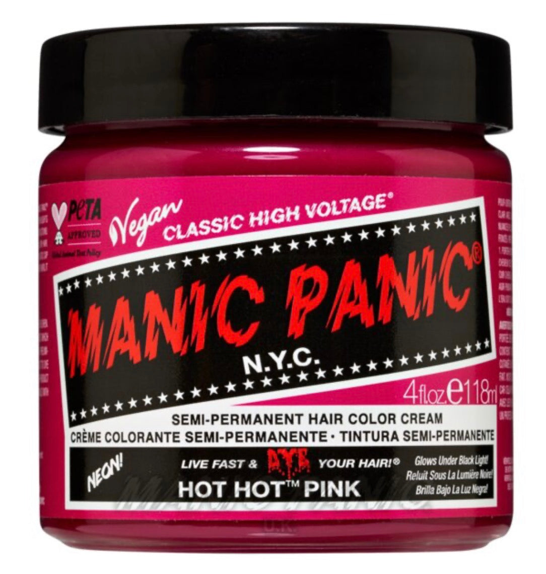 Manic Panic Semi-Permanent Hair Colour Cream Hot Hot Pink 118ml