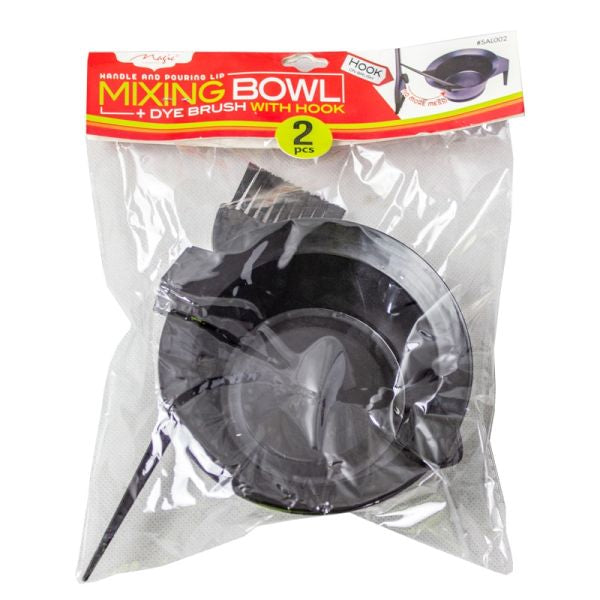 Magic Collection Mixing Bowl And Dye Brush with Hook