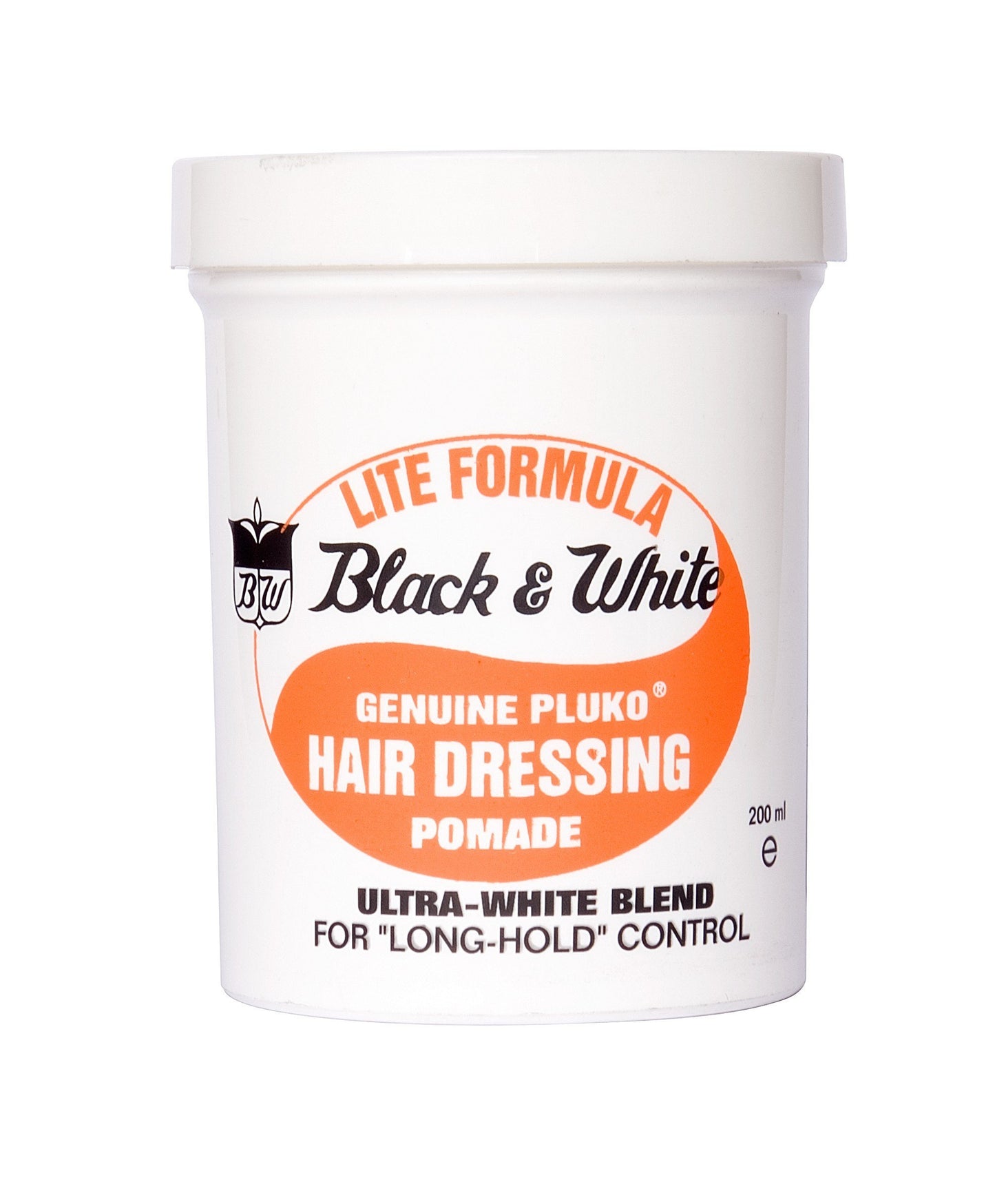 Black & White Lite Formula Hair Dressing Pomade 200ml