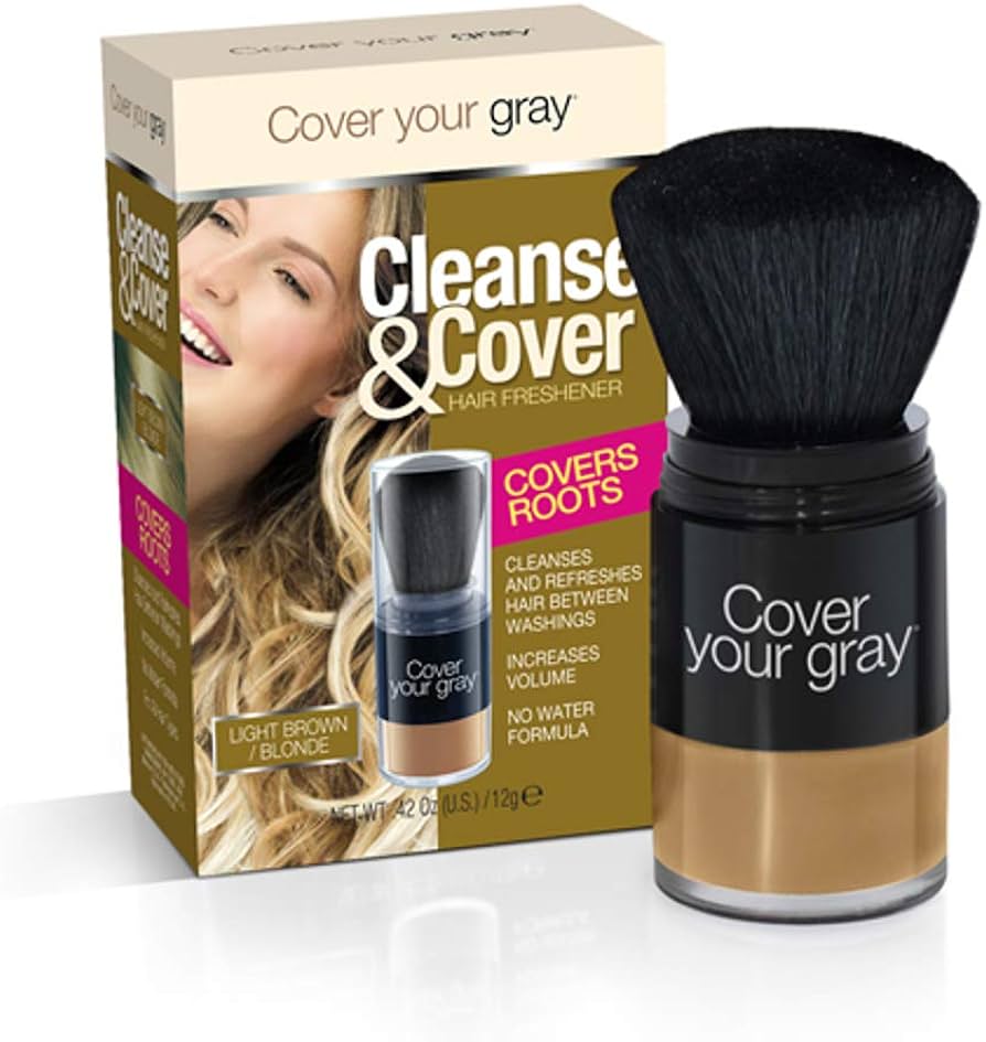Cover Your Gray Cleanse and Cover Hair Freshener Covers Roots