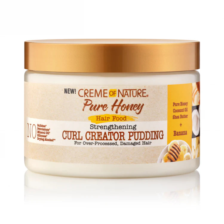 Creme of Nature Pure Honey Hair Food Curl Creator Pudding 11.5 oz