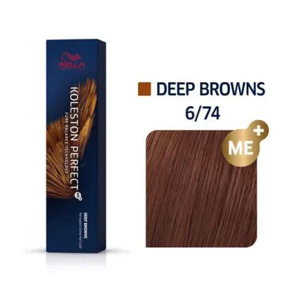 Wella Professionals Koleston Perfect ME+ 6/74 Deep Browns 60ml