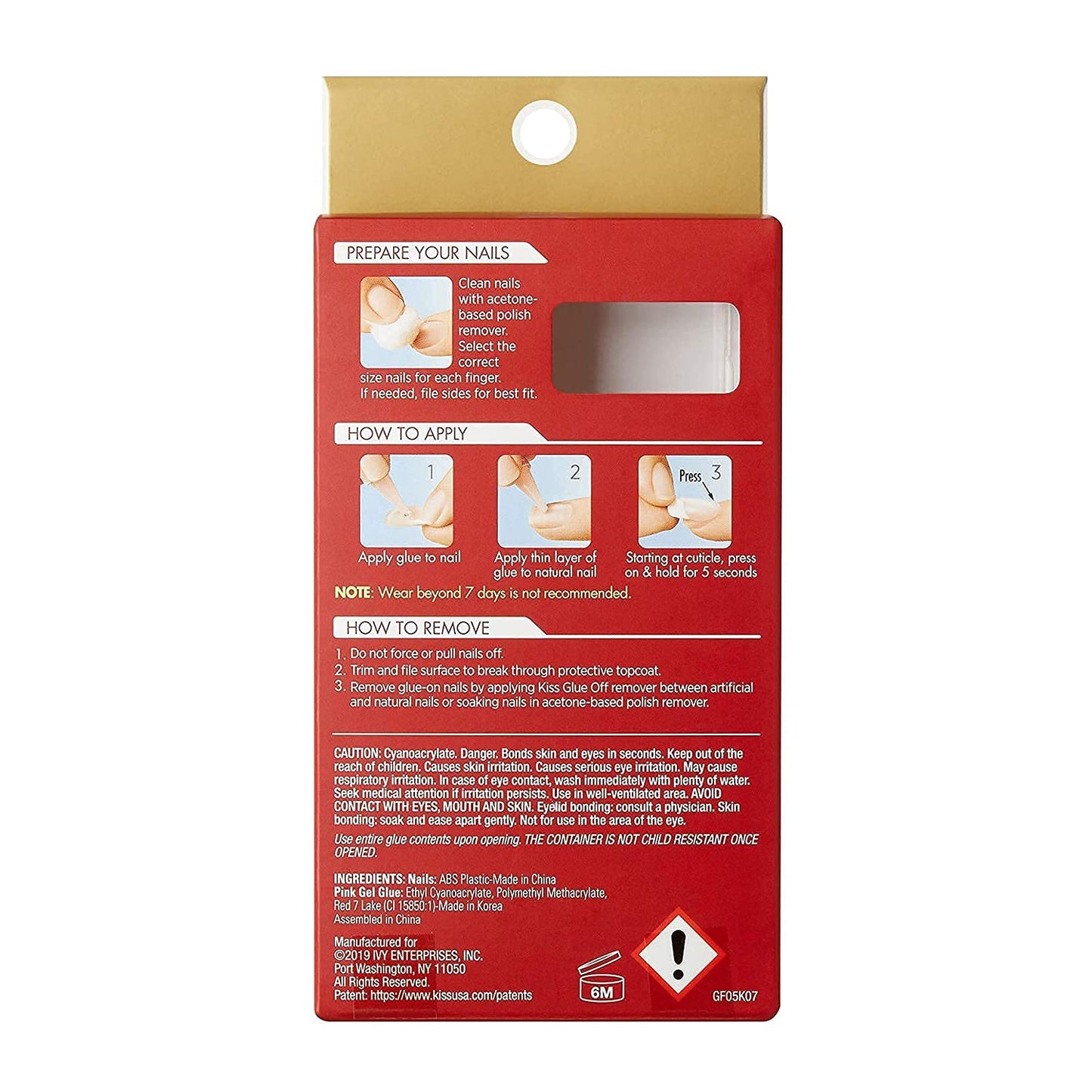 Kiss GoldFinger Gel Glam Ready-to-Wear Gel Manicure (GD22)