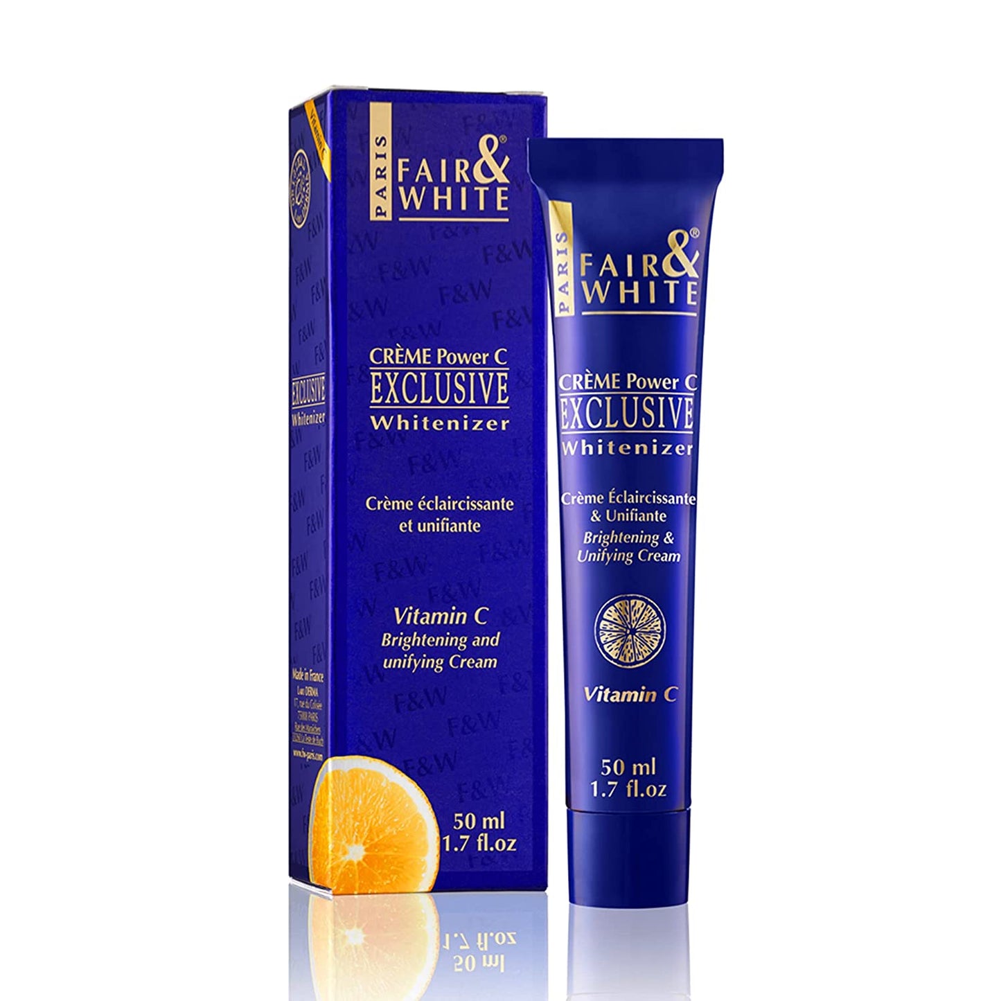 Fair & White Creme Power C Exclusive Whitenizer Vitamin C Brightening And Unifying Cream 1.7oz