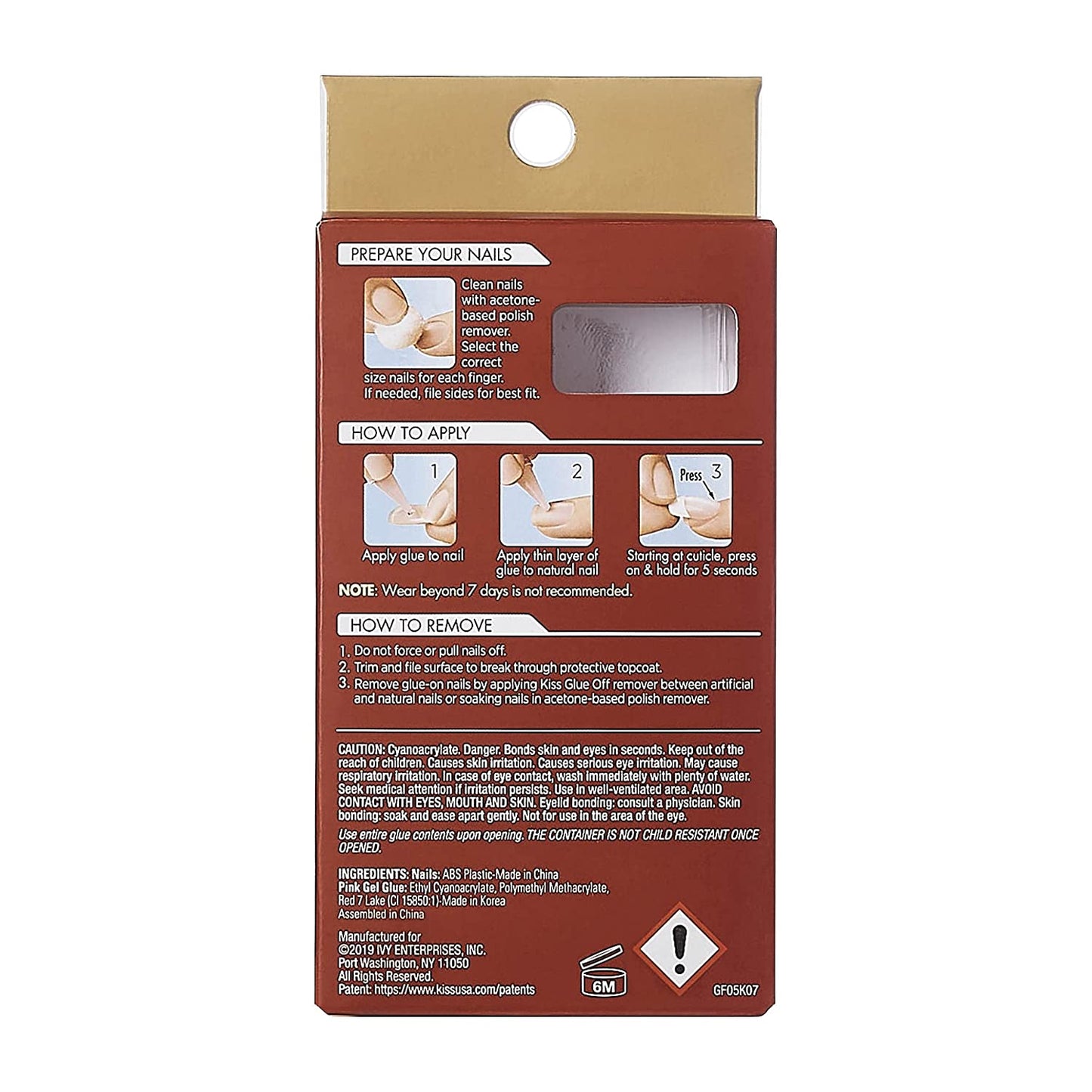 Kiss GoldFinger Gel Glam Ready-to-Wear Gel Manicure (GD19)