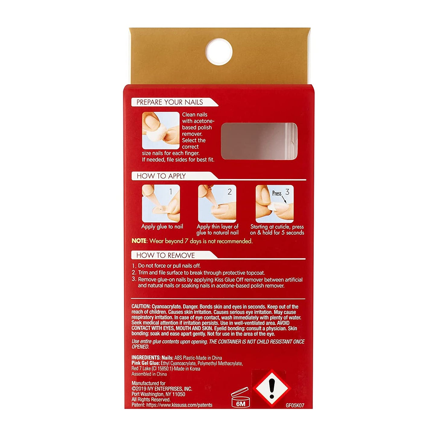 Kiss GoldFinger Gel Glam Ready-to-Wear Gel Manicure (GC16)