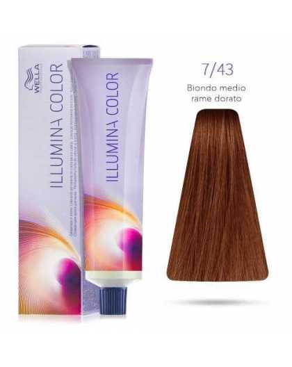 Wella Illumina 7/43 60ml – mnmhairandbeauty