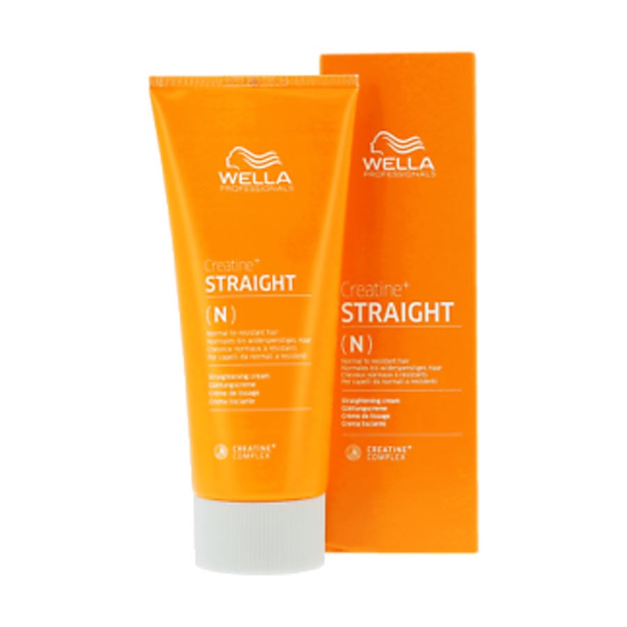 Wella Professionals Creatine+ Straight (N) Normal to Resistant Hair Straightening Cream 200ml