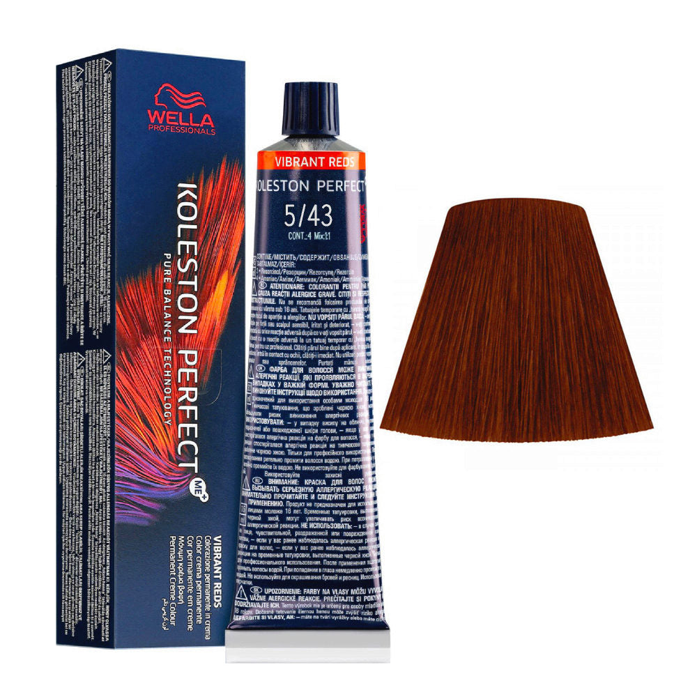 Wella Koleston Perfect ME+ Vibrant Reds 5/43 60ml