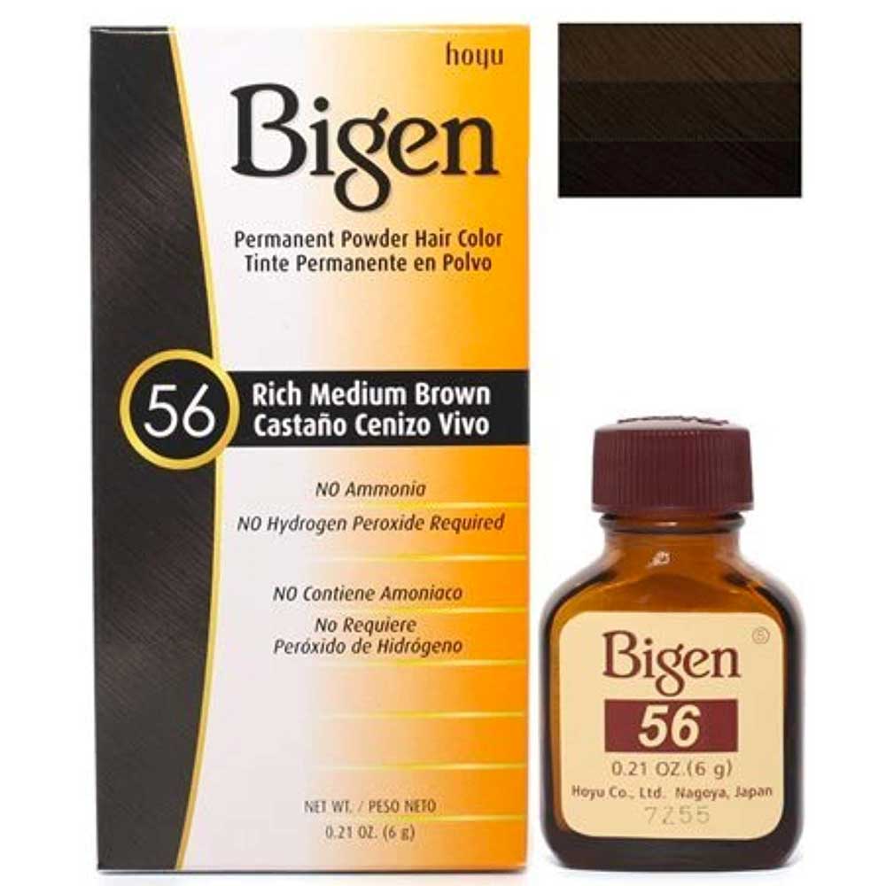 Bigen Dye 56 Hair Colour Medium Brown