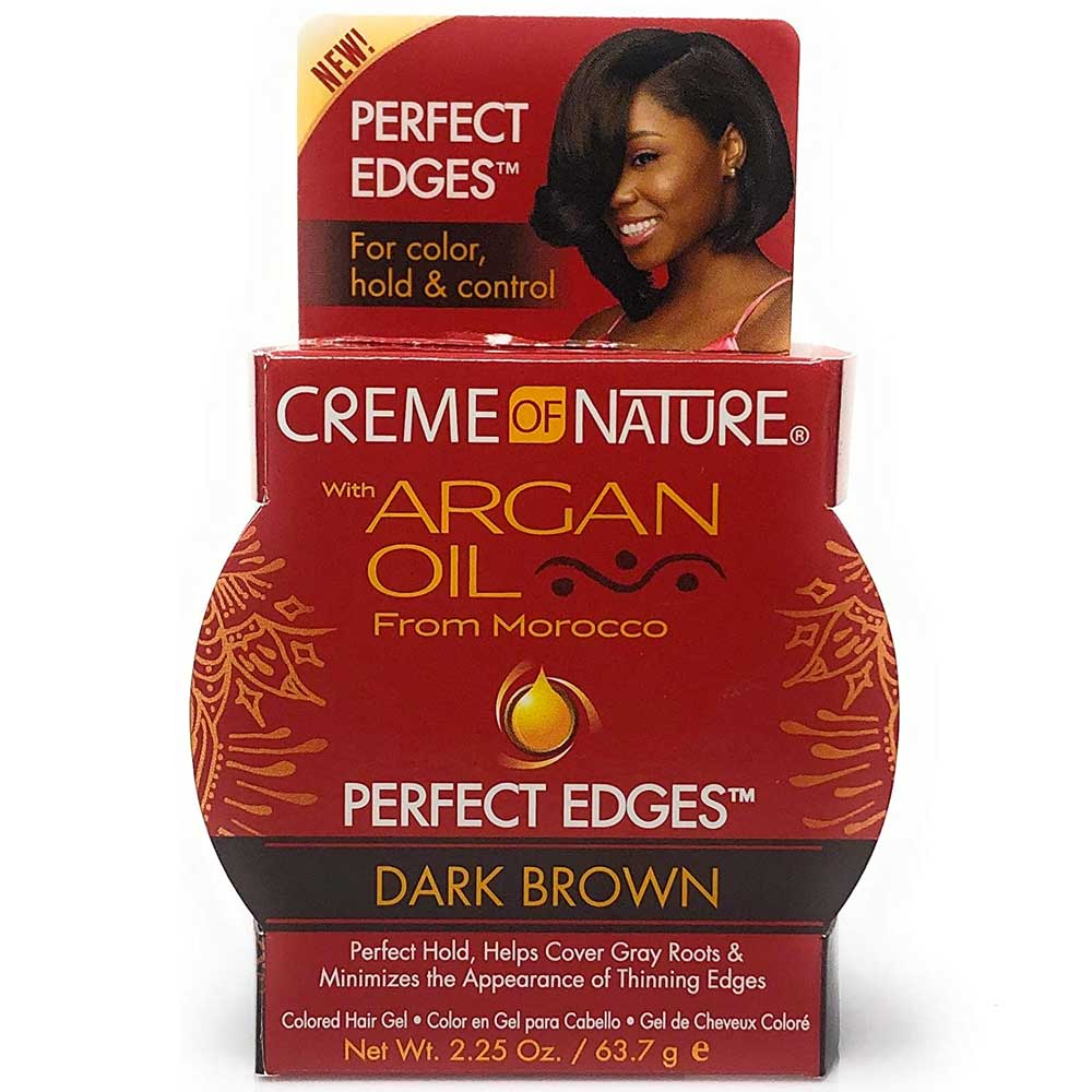 Creme Of Nature Argan Oil Perfect Dark Brown 2.25oz