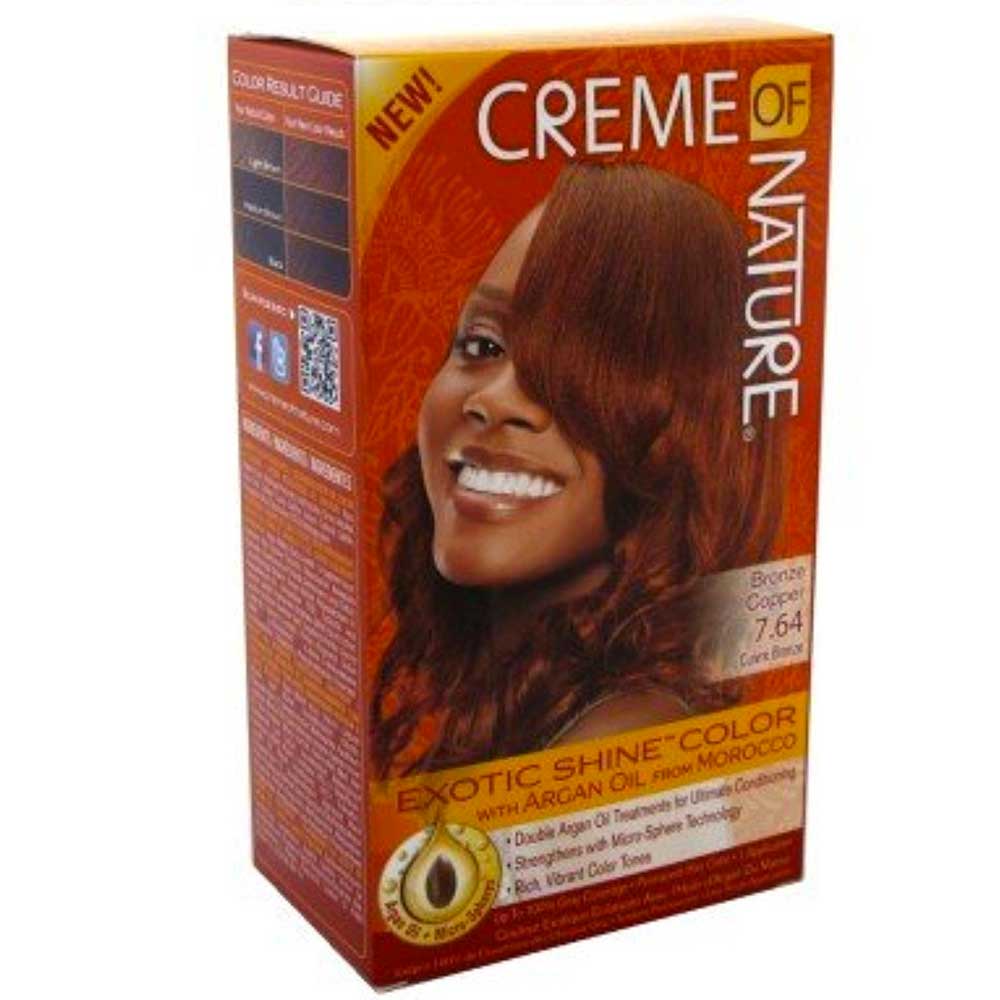 Creme Of Nature Women's Hair Colour Bronze Copper 7.64