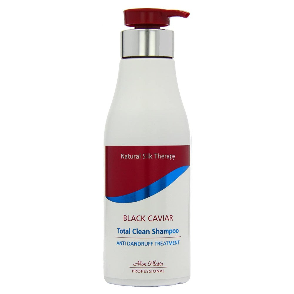 MON PLATIN PROFESSIONAL BLACK CAVIAR TOTAL CLEAN ANTI DANDRUFF TREATMENT SHAMPOO 500ML