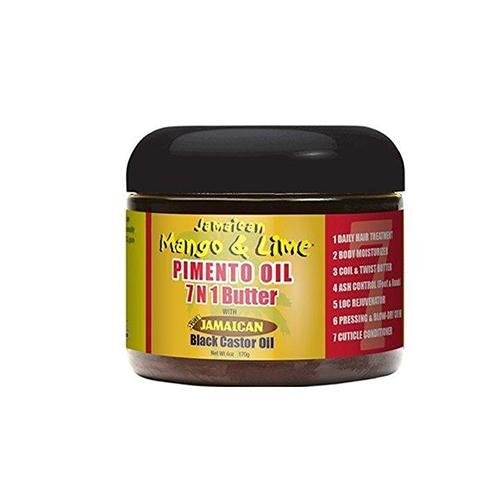 Jamaican Mango & Lime Pimento Oil 7 N 1 Butter with Jamaican Black Castor Oil 6oz