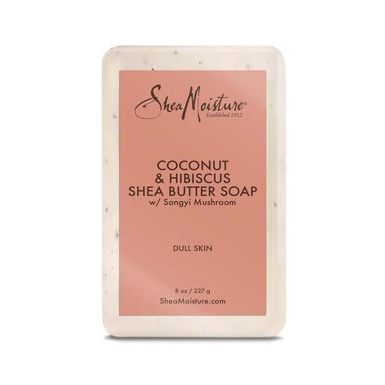 SHEA MOISTURE COCONUT & HIBISCUS SHEA BUTTER BAR SOAP 8OZ