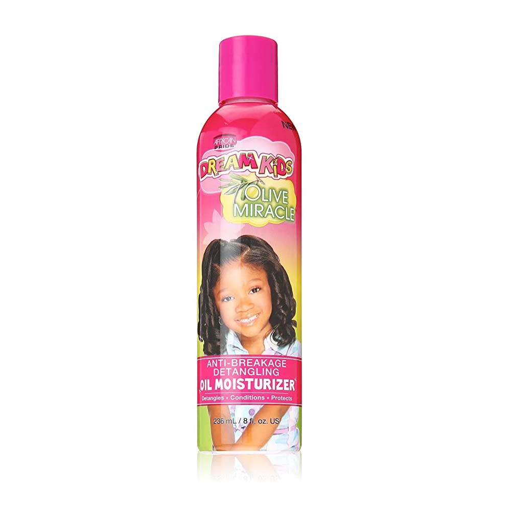 African Pride Dream Kids Olive Miracle Anti Breakage Detangling Oil Moisturizer 8oz
