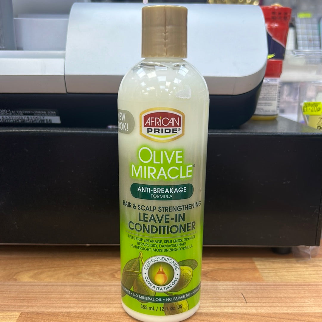 African Pride Olive Miracle Leave-In Conditioner 355ml