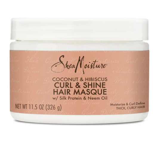 Shea Moisture Coconut & Hibiscus Curl & Shine Hair Masque 326g