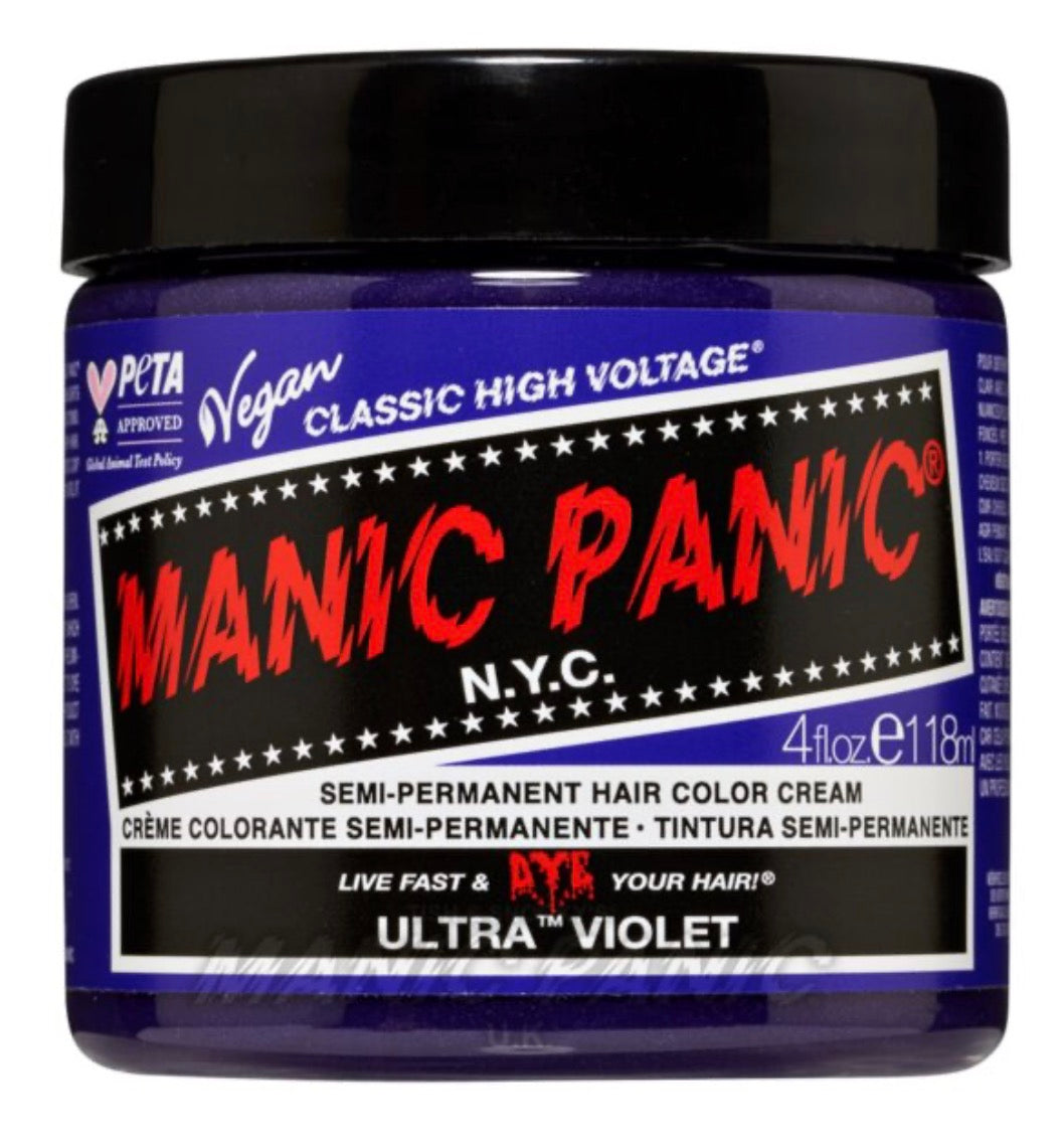 Manic Panic Semi-Permanent Hair Colour Cream Ultra Violet 118ml