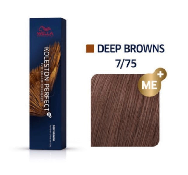 Wella Professionals Koleston Perfect ME+ 7/75 Deep Browns 60ml