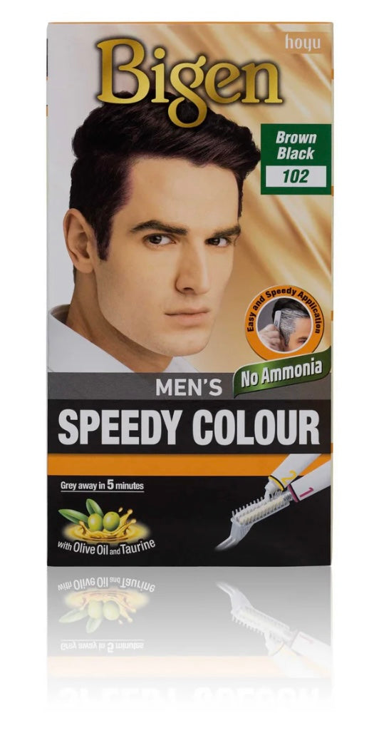 Bigen Men's Speedy Hair Colour Brown Black 102