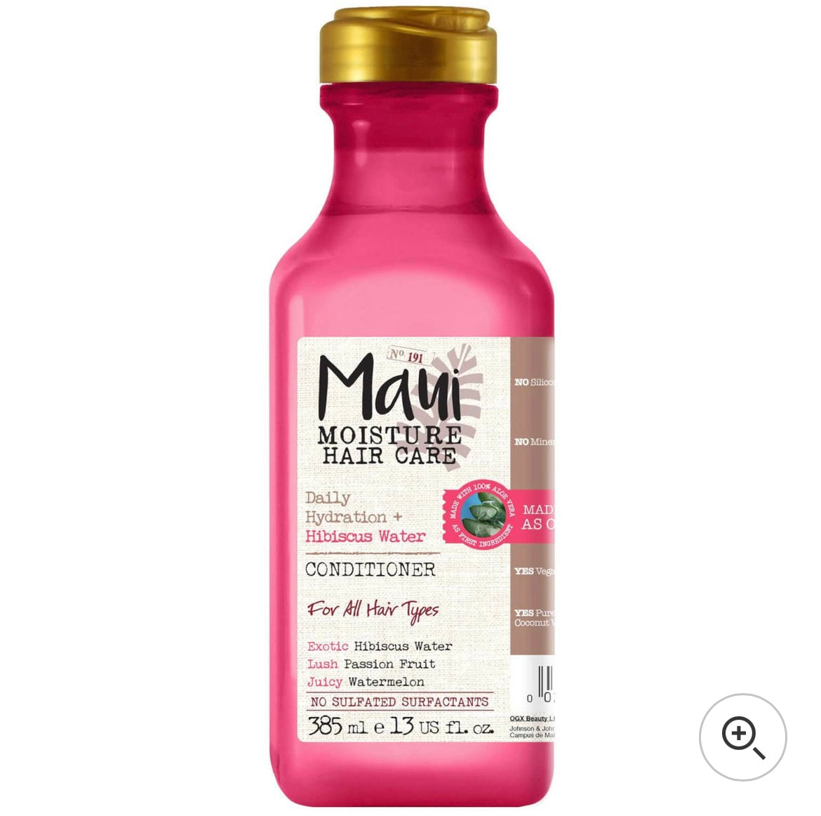 Maui Moisture Lightweight Hydration+ Hibiscus Water Conditioner 385ml