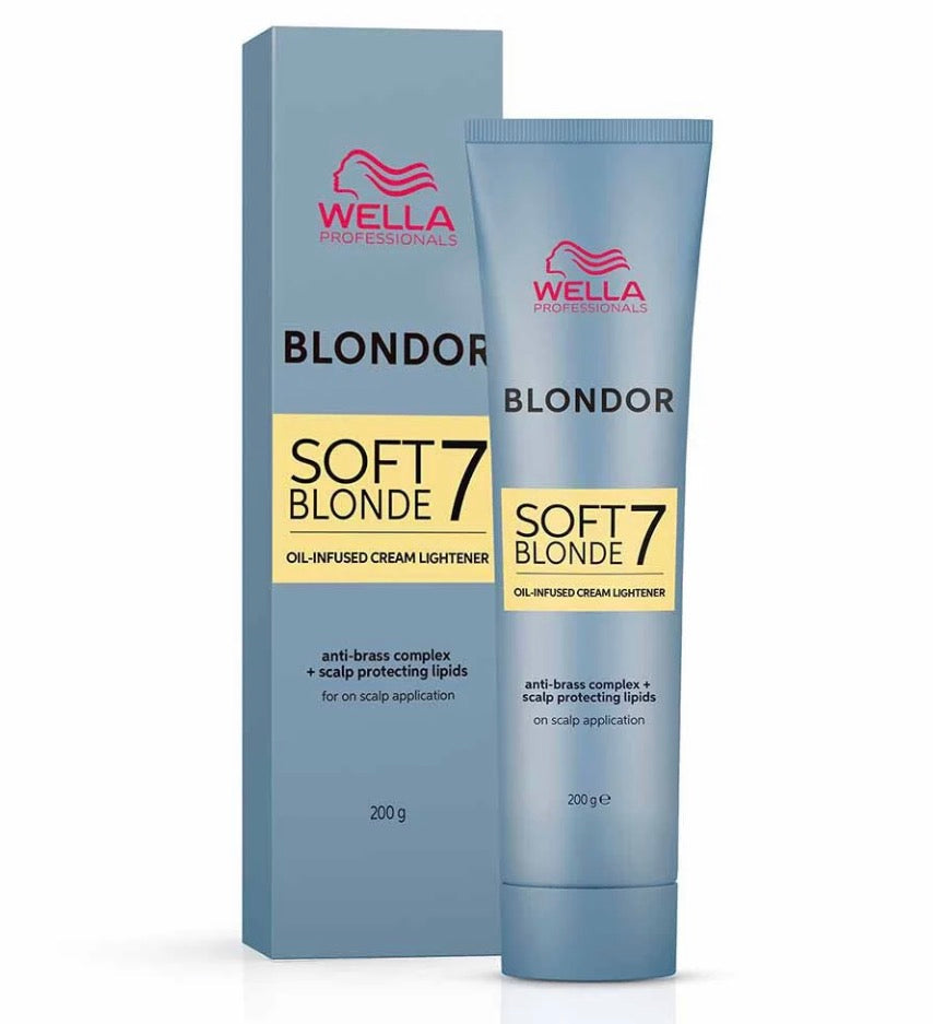 Wella Professionals Blondor Soft Blonde 7 Oil-Infused Cream Lightener 200g