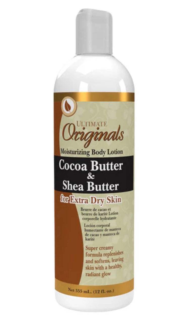 Ultimate Originals Cocoa Butter & Shea Butter Moisturizing Body Lotion 355ml