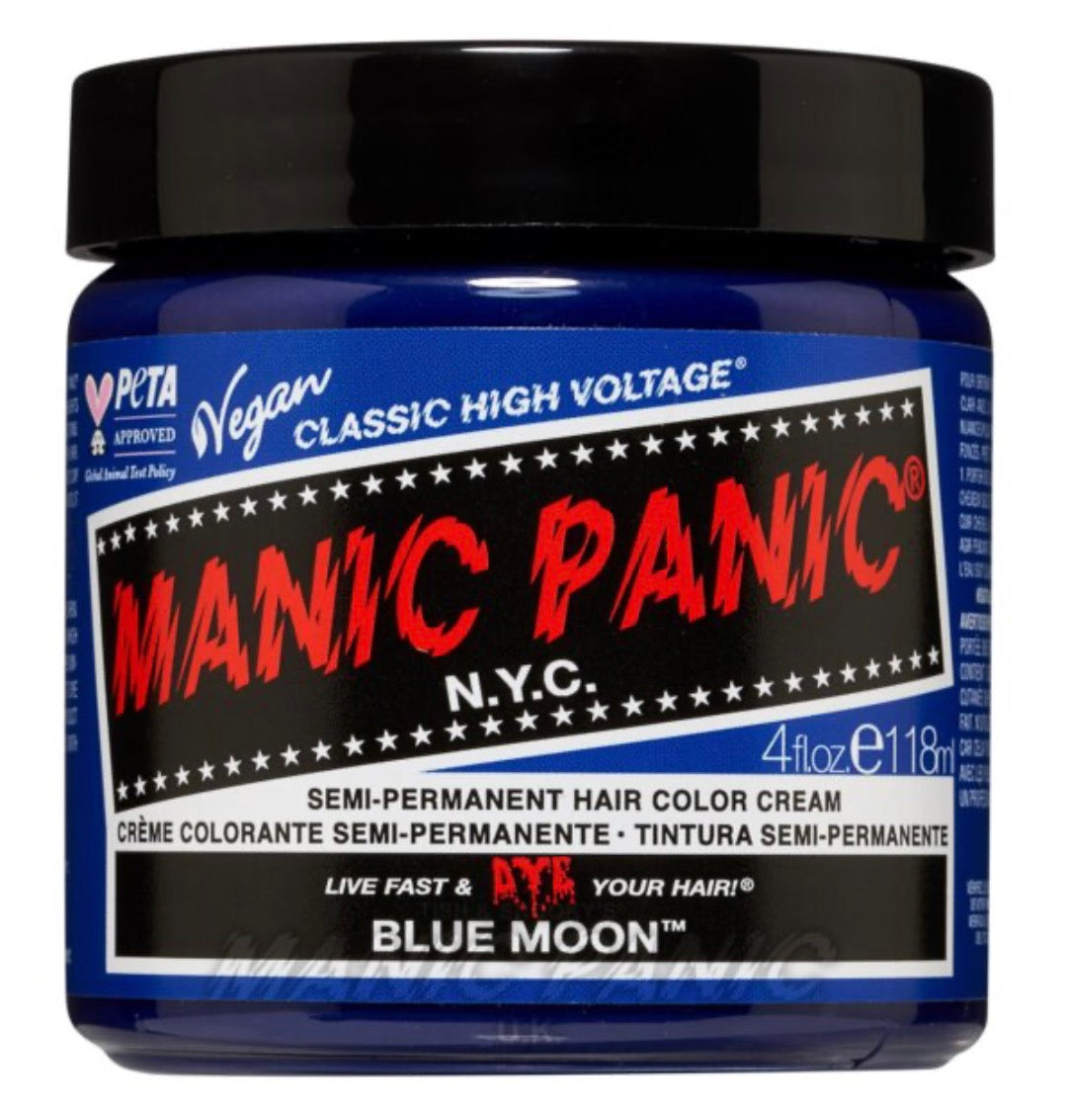 Manic Panic Semi-Permanent Hair Colour Cream Cream Blue Moon 118ml