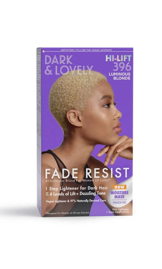 Dark and Lovely Fade Resist Rich Conditioning Colour 396 Hi-Lift Luminous Blonde