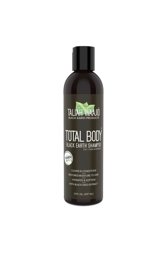 Taliah Waajid Total Body Black Earth Shampoo 2 In 1 Hair & Body 237ml
