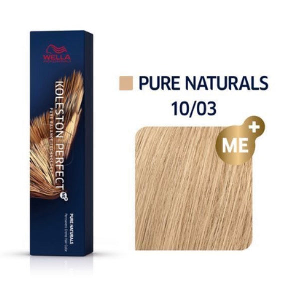 Wella Professionals Koleston Perfect ME+ 10/03 Pure Naturals 60ml
