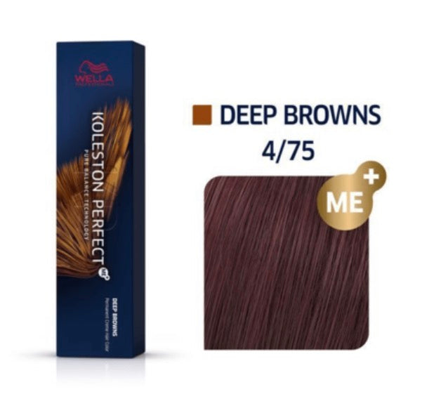 Wella Professionals Koleston Perfect ME+ 4/75 Deep Browns 60ml