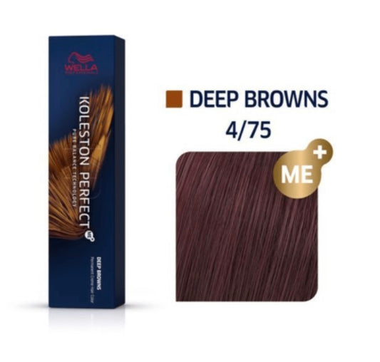 Wella Professionals Koleston Perfect ME+ 4/75 Deep Browns 60ml