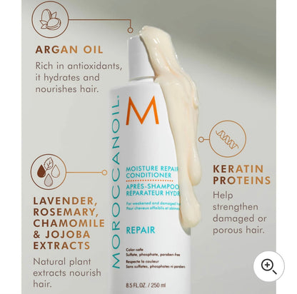 Moroccanoil Moisture Repair Shampoo and Conditioner Duo (2x500ml)