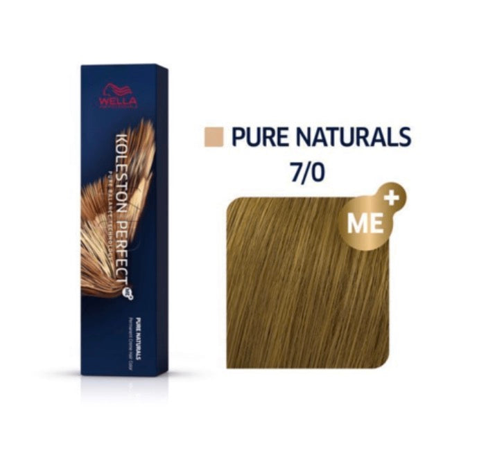 Wella Professionals Koleston Perfect ME+ 7/0 Pure Naturals 60ml