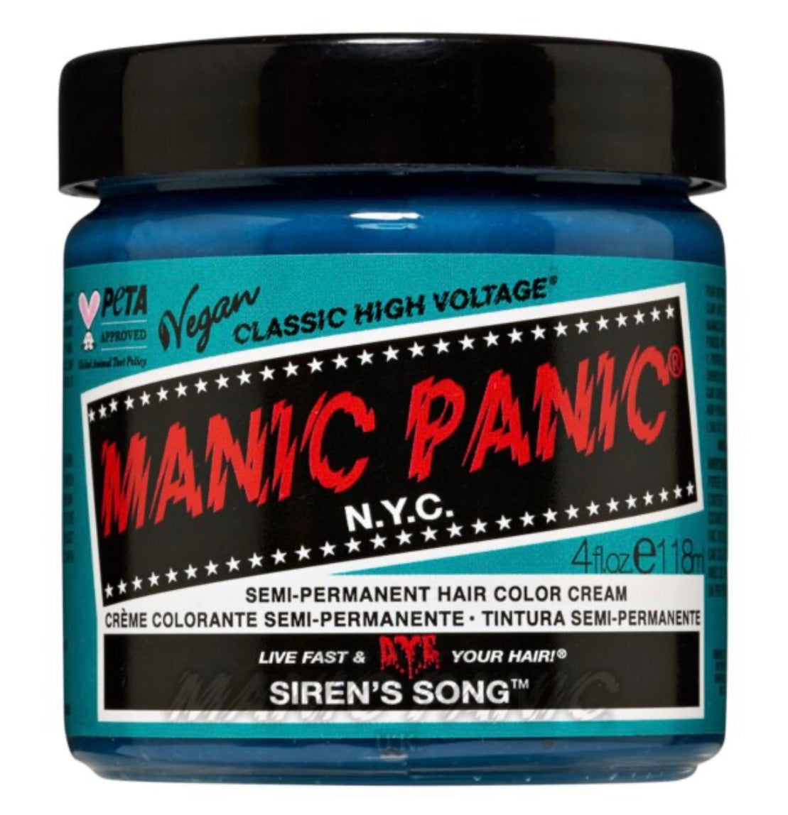 Manic Panic Semi-Permanent Hair Colour Cream Siren's Song 118ml