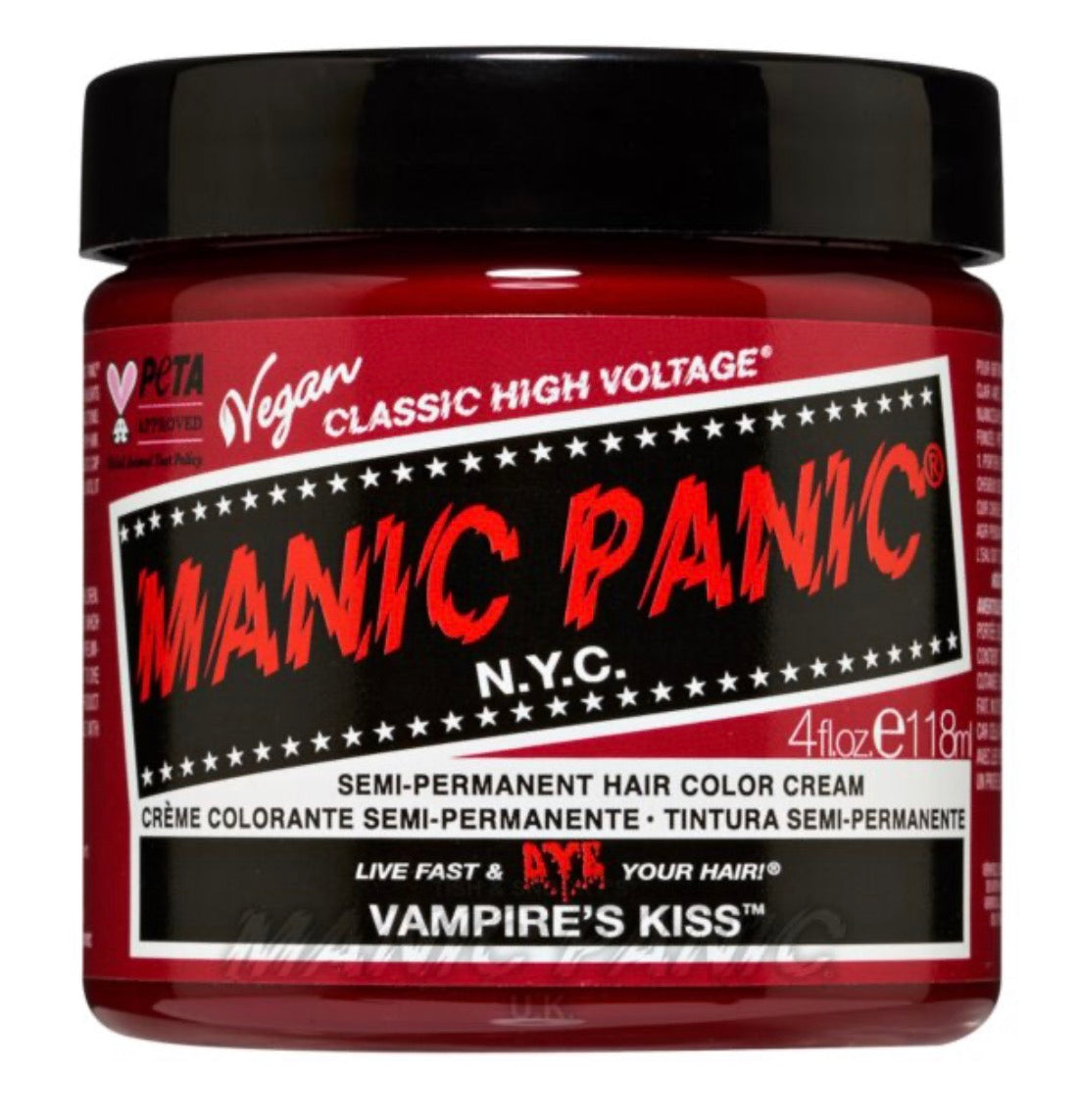 Manic Panic Semi-Permanent Hair Colour Cream Vampire’s Kiss 118ml