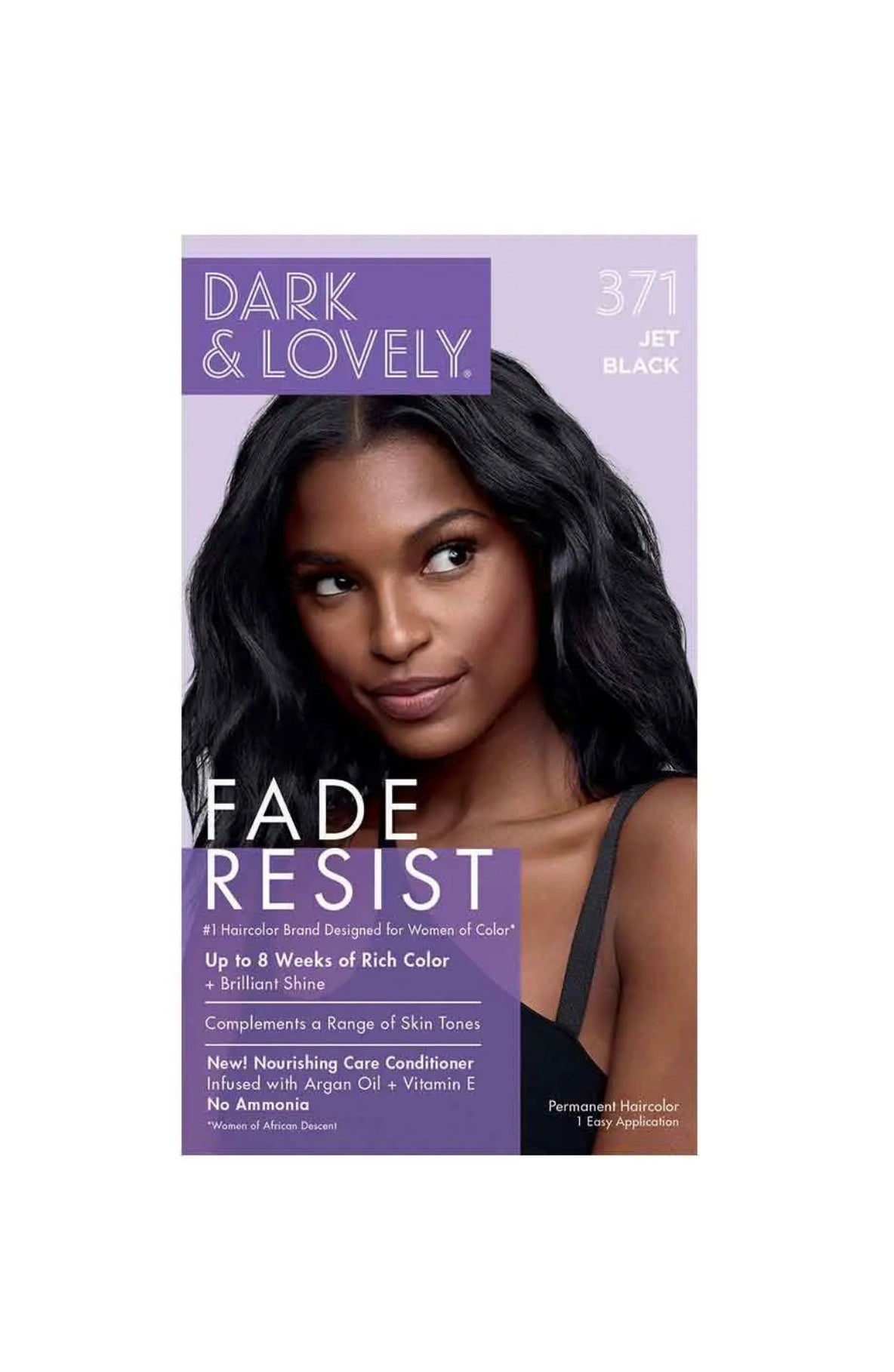Dark and Lovely Fade Resist Rich Conditioning Colour 371 Jet Black