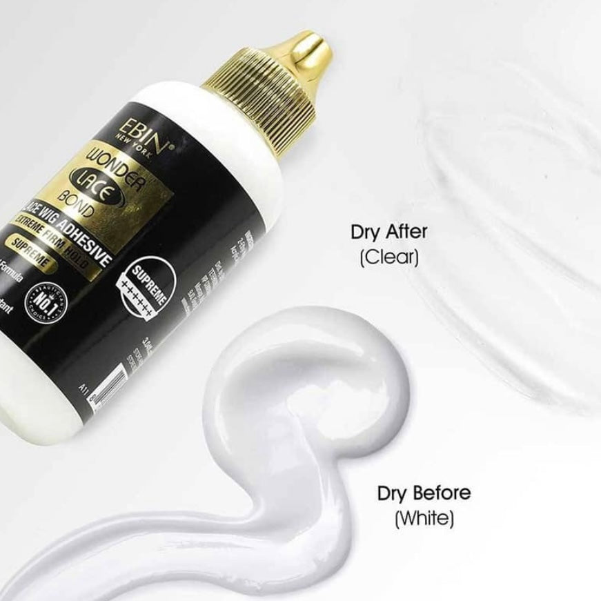 EBIN
Wonder Lace Bond Lace Wig Adhesive Extreme Firm Hold Supreme 34 ml