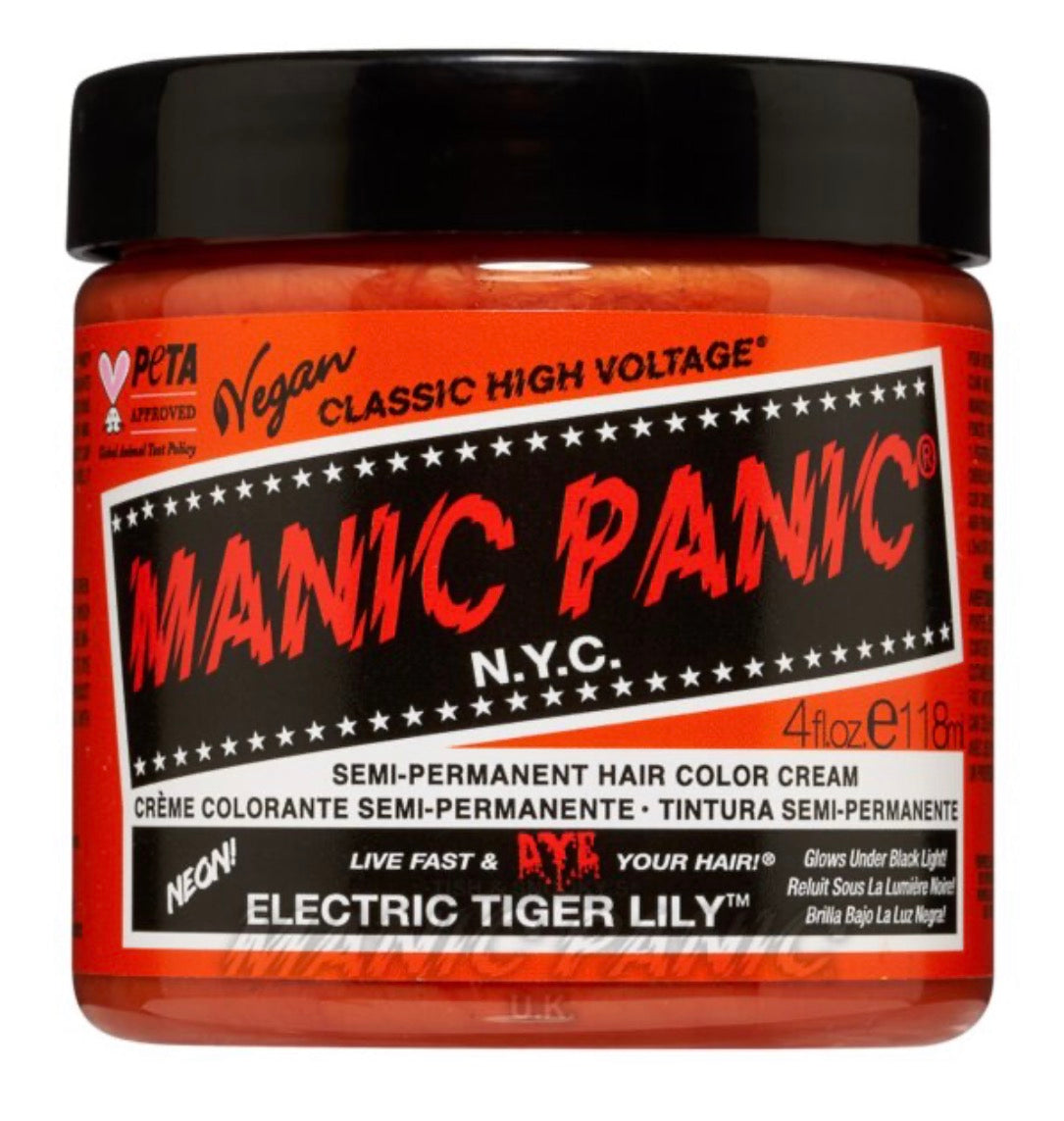 Manic Panic Semi-Permanent Hair Colour Cream Electric Tiger Lily 118ml
