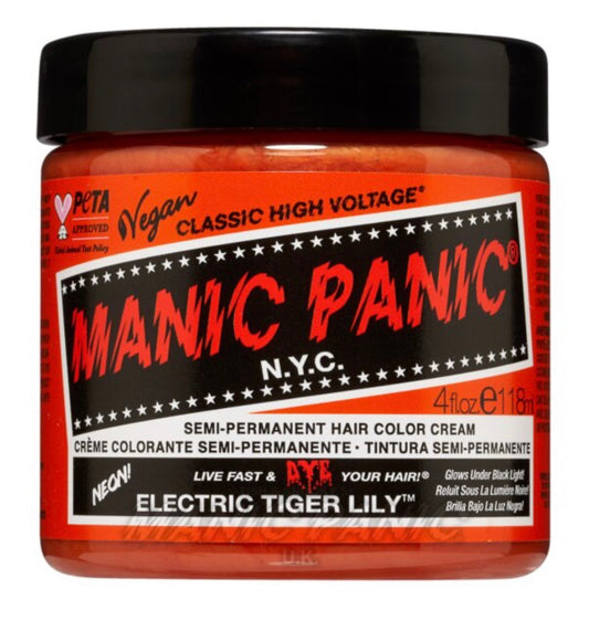 Manic Panic Semi-Permanent Hair Colour Cream Electric Tiger Lily 118ml