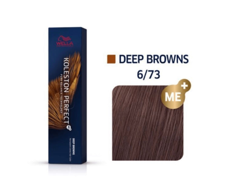 Wella Professionals Koleston Perfect ME+ 6/73 Deep Browns 60ml
