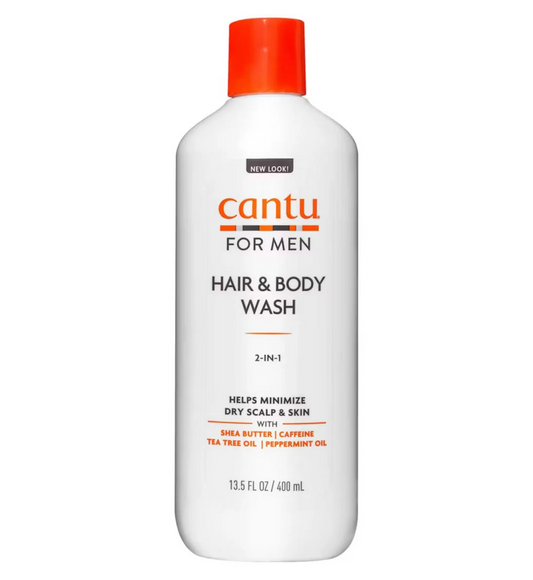 Cantu Shea Butter Mens Collection 2 In 1 Hair And Body Wash 400ml