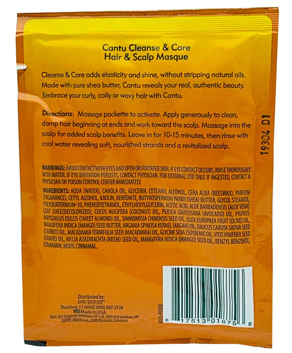 Cantu Cleanse & Care Hair Masque 42g